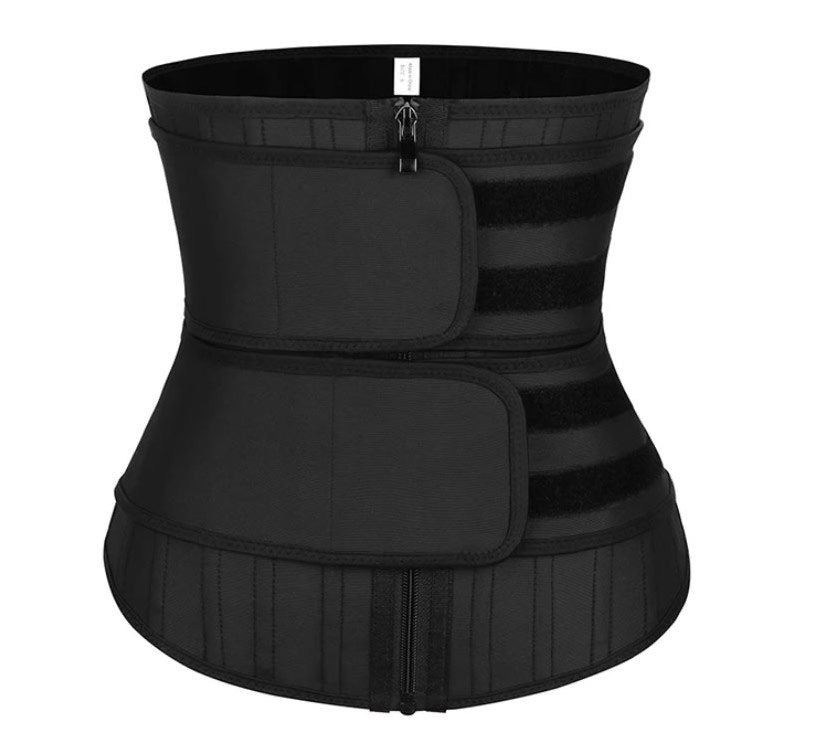 20+ STEEL BONED DOUBLE COMPRESSION/ ZIP UP MULTI PURPOSE WAIST TRAINER